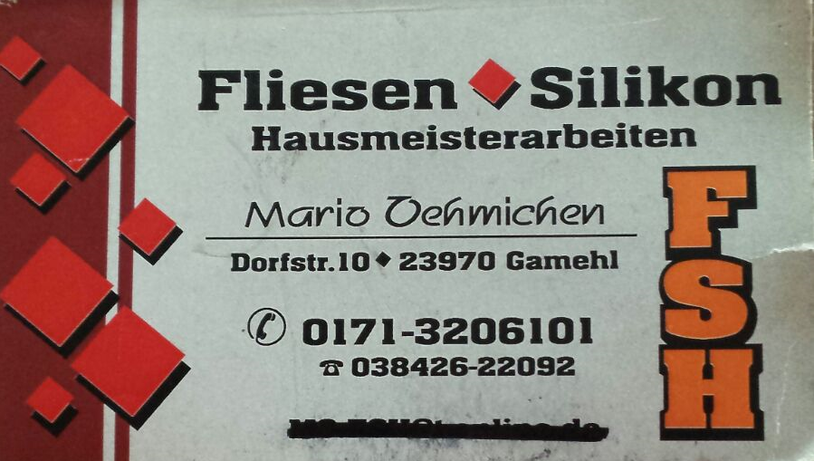 Fliesen+Silikon Mario Oehmichen